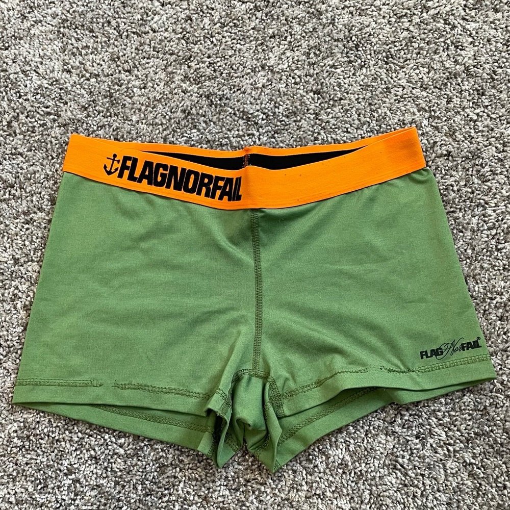 Flag Nor Fail Spandex Shorts